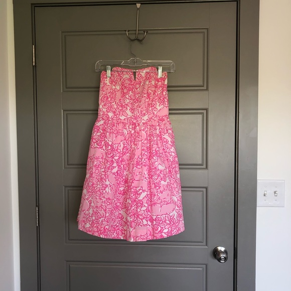 Pink Lilly Pulitzer dress - Picture 3 of 6